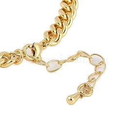 Rack Plating Brass Bracelets with Cubic Zirconia for Women&nbsp;BJEW-D047-01G-01
