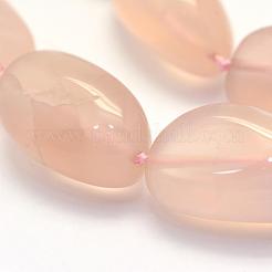 天然石瑪瑙ビーズ連売り  ナゲット  ピンク  15~25x5~14mm  穴：1mm  約18~23個/連  15.7インチ（39.9cm）&nbsp;G-K202-28