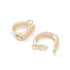 Rack Plating Brass Fold Over Clasps&nbsp;KK-A183-09G
