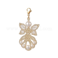 Angel Glass Pendants Decorations&nbsp;HJEW-MZ00006