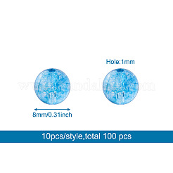 100Pcs 10 Style Natural Gemstone Beads&nbsp;G-KS0001-04