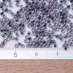 MIYUKIデリカビーズ  シリンダー  日本製シードビーズ  11/0  （db0059)アメジストクリスタルアブ  1.3x1.6mm  穴：0.8mm  約2000個/10g&nbsp;X-SEED-J020-DB0059