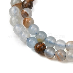 Natural Blue Calcite Beads Strands&nbsp;G-K427-A01-3mm
