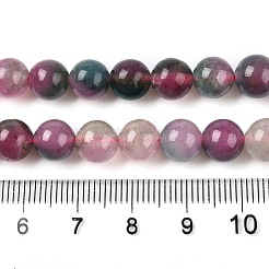 Dyed Natural White Jade Beads Strands&nbsp;G-T138-8mm-210-28