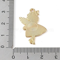 Golden Plated Alloy Eanaml Pendants&nbsp;PALLOY-S184-04G-B