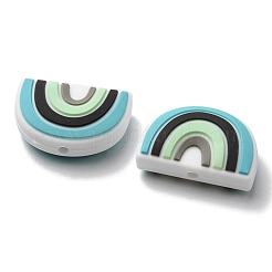 6Pcs Food Grade Eco-Friendly Silicone Focal Beads&nbsp;SIL-YW0001-04B
