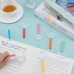 72Pcs 6 Colors Plastic Handheld Magnifier for Children&nbsp;DIY-GO0002-78