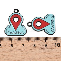Alloy Enamel Pendants&nbsp;AL-CBA459E-03EB-02