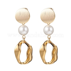 304 Stainless Steel Nuggets Dangle Stud Earrings&nbsp;EJEW-JE06555-01