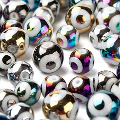 10 Colors Electroplate Glass Beads&nbsp;EGLA-LS0001-06