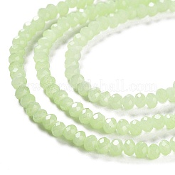 Baking Paint Imitation Jade Glass Bead Strands&nbsp;DGLA-A034-J4MM-A21