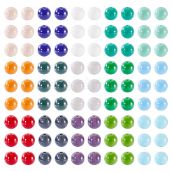 375Pcs 15 Colors Opaque Solid Color Glass Beads&nbsp;GLAA-TA0003-26