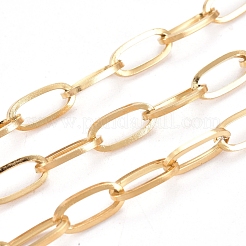 Ion Plating(IP) 304 Stainless Steel Paperclip Chains&nbsp;CHS-F009-02B-G