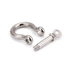 Alloy D-Ring Anchor Shackle Clasps&nbsp;PALLOY-L169-08