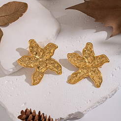 304 Stainless Steel Starfish Stud Earrings&nbsp;FR8971
