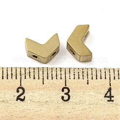 イオンプレーティング（IP）304ステンレス鋼マルチ連リンク  矢印  ゴールドカラー  5.5x7.5x4mm  穴：1.4mm&nbsp;STAS-Q319-01A-G
