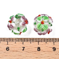 Handmade Two-Tone Lampwork Beads&nbsp;X-LAMP-T022-01A-12