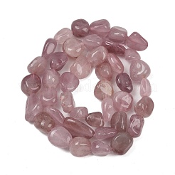 Natural Madagascar Rose Quartz Beads Strands&nbsp;G-Q060-E21-03
