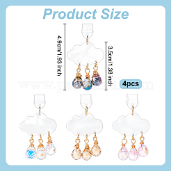 4Pcs Plastic Mobile Dustproof Plugs&nbsp;HJEW-OC00209