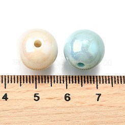 不透明なアクリルビーズ  ラウンド  ABカラーメッキ  ミックスカラー  13.5x13mm  穴：2mm  357個/ 500g&nbsp;OACR-S071-02A