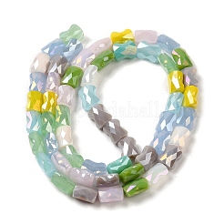 Electroplate Glass Beads Strands&nbsp;GLAA-Q098-E01-01