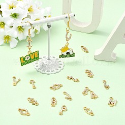 26Pcs 26 Styles Alloy Crystal Rhinestone Connector Charms&nbsp;FIND-CJZ0001-001KCG