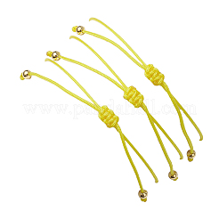 3個 3スタイルの宝石編みビーズブレスレット  真鍮のビーズで  チップ  内径：2-7/8インチ（7.3cm）  1個/スタイル&nbsp;BJEW-JB11146-02