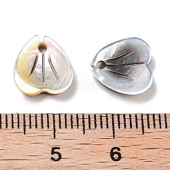 Natural Black Shell Carved Pendants&nbsp;SSHEL-D084-05A