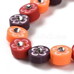 Handmade Polymer Clay Beads Strands&nbsp;CLAY-G110-03