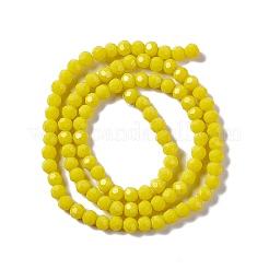 Faceted(32 Facets) Glass Beads Strands&nbsp;EGLA-J042-35A-M