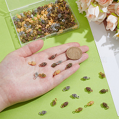 150Pcs 5 Colors Tibetan Style Alloy Pendants&nbsp;FIND-PH0024-74