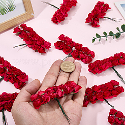 144Pcs Paper Artificial Rose Flower&nbsp;DIY-SP0005-95B