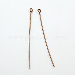 真鍮製9ピン  ミックスカラー  50x0.7mm  穴：2mm  約5000個/1000g&nbsp;EPC5.0cm-M