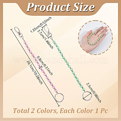 Cat Eye Beads Keychain&nbsp;KEYC-NB00024