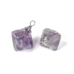 Natural Fluorite Pendants&nbsp;G-Q606-49P