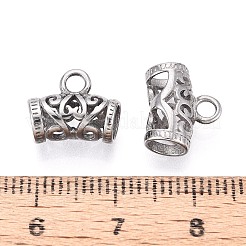 Hollow 304 Stainless Steel Charms&nbsp;STAS-T072-139P