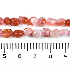 Natural Red Agate Beads Strands&nbsp;G-P497-01B-11