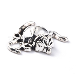 Tea Pot Series Tibetan Style Alloy Pendants&nbsp;TIBEP-E005-01AS