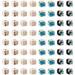 200Pcs 4 Colors Spray Painted Synthetic Turquoise Beads&nbsp;TURQ-TA0001-07