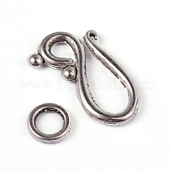 Tibetan Silver Hook and Eye Clasps&nbsp;LF1277Y