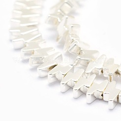 Electroplate Non-magnetic Synthetic Hematite Beads Strands&nbsp;G-L485-19-S