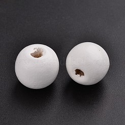 Dyed Natural Wood Beads&nbsp;X-TB16mmY-16-LF
