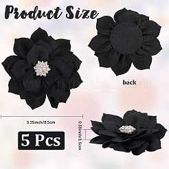 Polyester & Rhinestones Ornament Accessories&nbsp;DIY-WH20063-015A