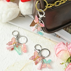Transparent Epoxy Resin Keychains&nbsp;KEYC-YW00002