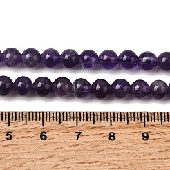 Natural Amethyst Beads Strands&nbsp;G-A274-C01-6mm-01