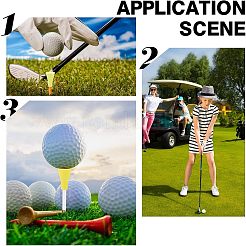12Pcs Two-tone Plastic Golf Double Tees&nbsp;AJEW-CA0001-62