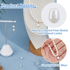 1 Strand Natural Cultured Freshwater Pearl Beads Strands&nbsp;PEAR-HS0001-18