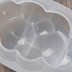 3D DIY シリコンキャンドル型  香り付きキャンドル型  雲  93x65x44mm&nbsp;DIY-K073-30