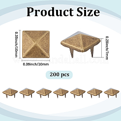 200Pcs Iron Studs Rivets&nbsp;IFIN-GF0001-63AB