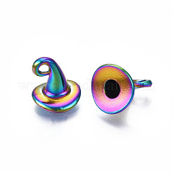 Rainbow Color Alloy Pendants&nbsp;PALLOY-N156-226